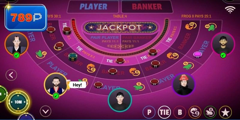 Mức thưởng độc đáo trong Baccarat 789P 